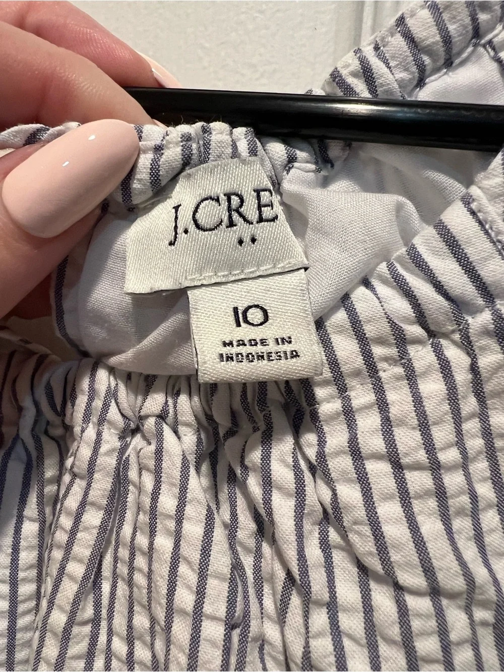J Crew Seersucker Halter Dress - 10